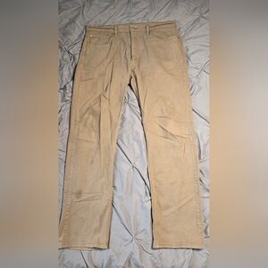 Levi’s 559 Men’s Khaki Relaxed Straight WORK Jeans 38W 34L